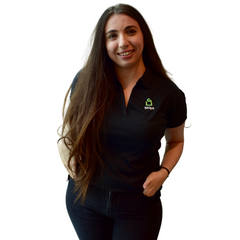 Women's Black Polo